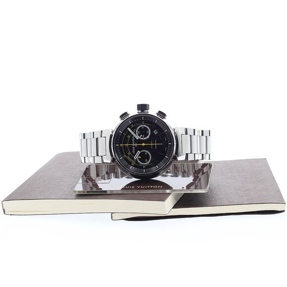 LOUIS VUITTON Tambour Q102B Flyback 888 pieces worldwide Automatic Men's_880547 - Picture 1 of 7